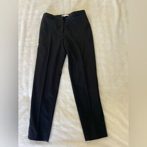Fabiana Filippi Black Merino Wool beaded hem trouser pants